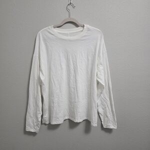 White Long Sleeve Tee Shirt